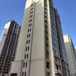 包头黄金麻高端小区，外墙干挂