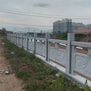 包头 石材河道栏杆