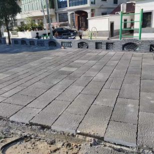 包头仿古石铺装效果