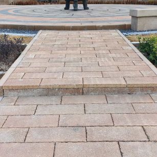 包头仿古石铺装效果