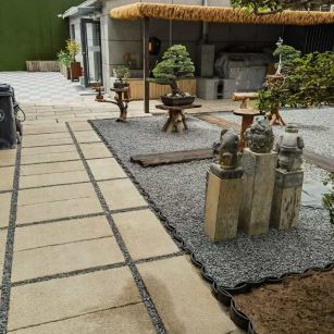 包头仿古石铺装效果