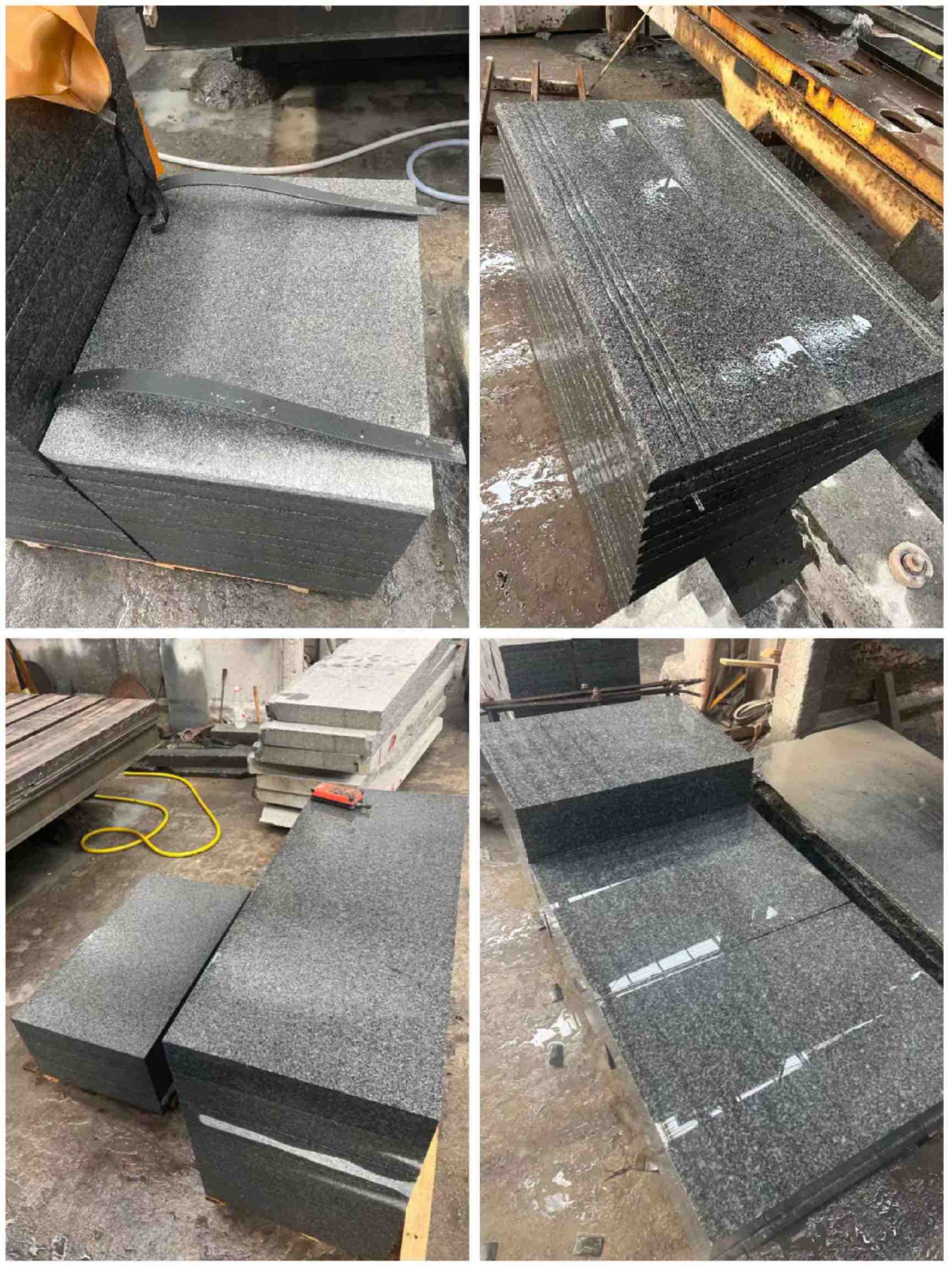 包头 芝麻黑地铺石材