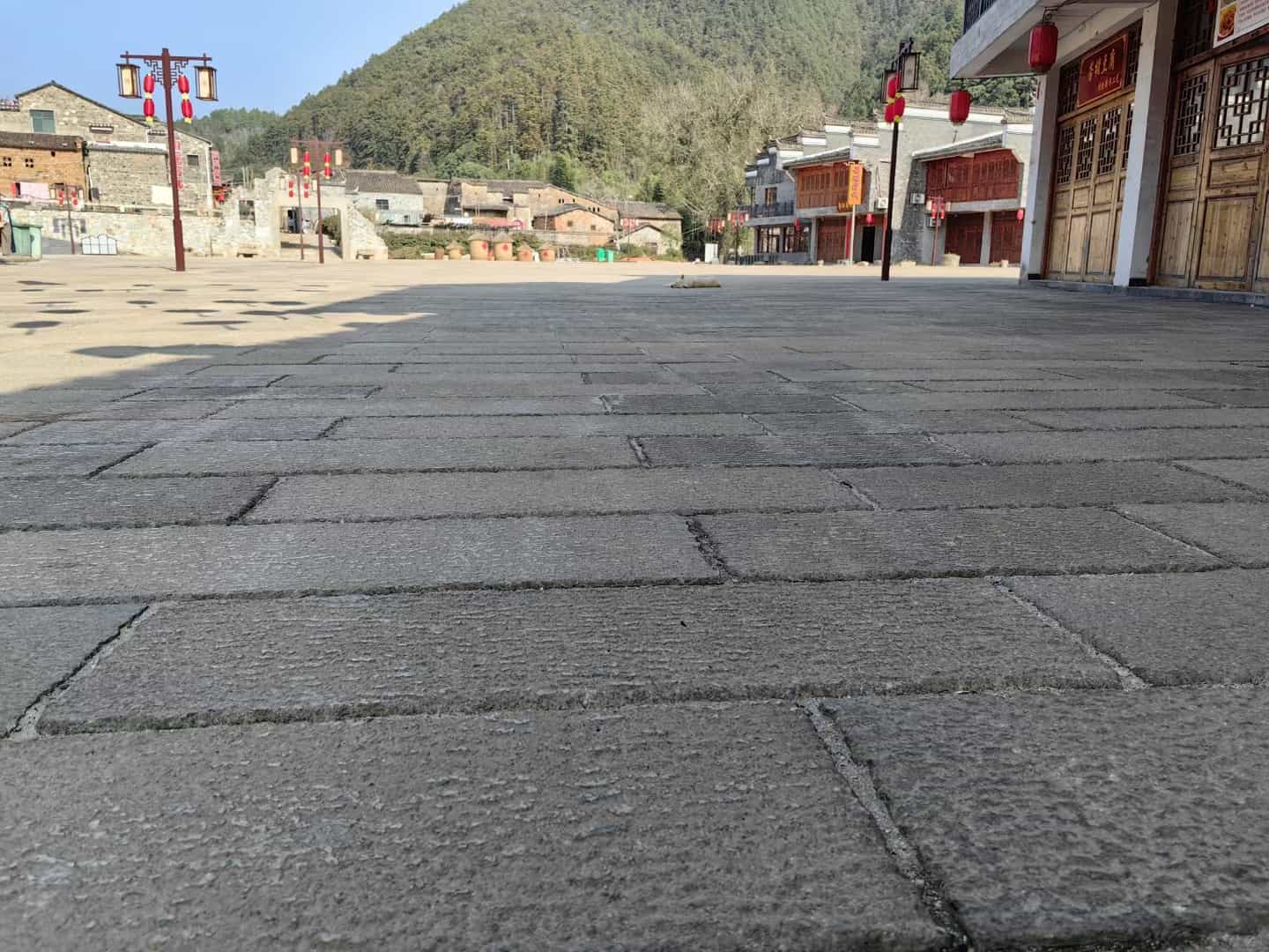 包头仿古石铺装效果