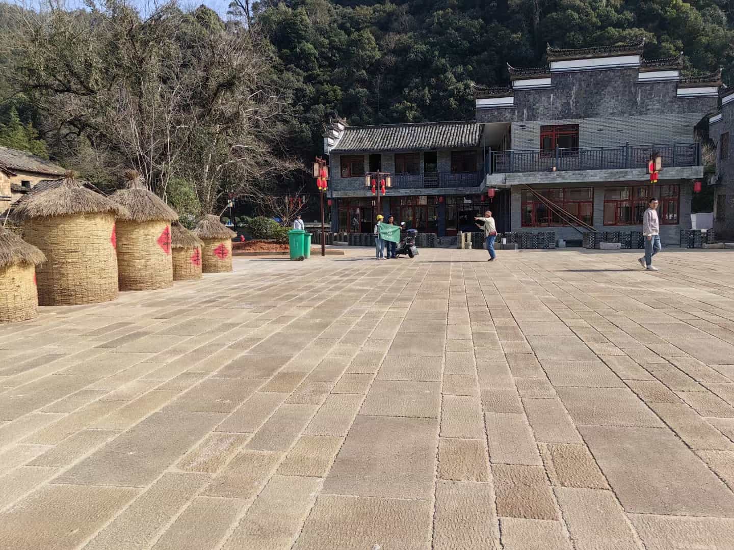 包头仿古石铺装效果