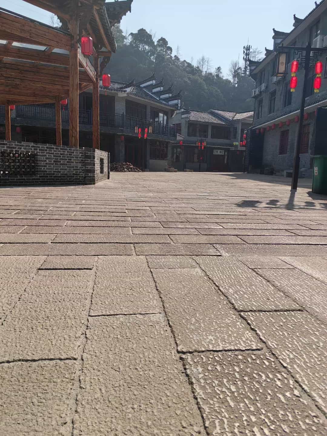 包头仿古石铺装效果