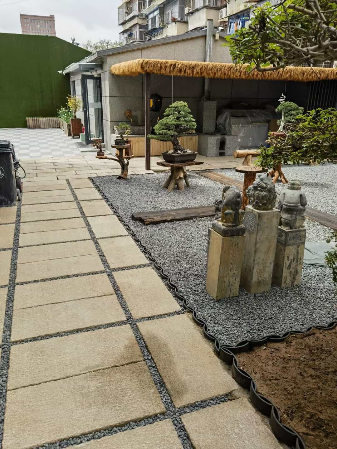 包头仿古石铺装效果