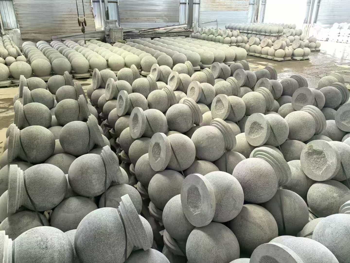 包头石材挡车球