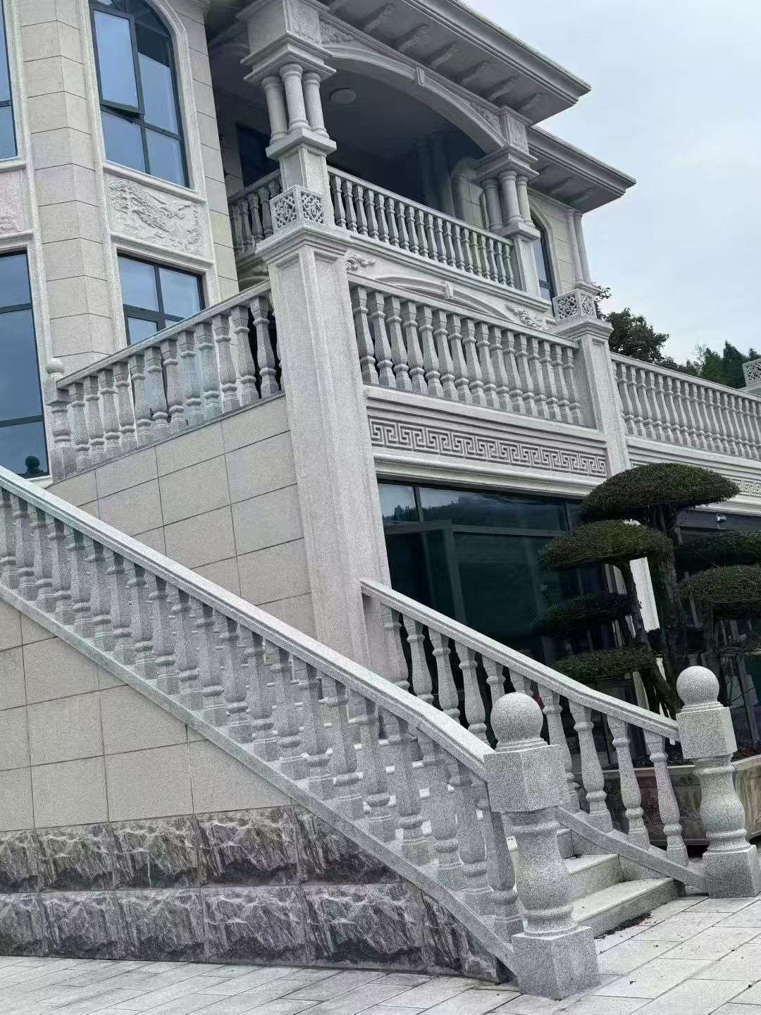 包头 芝麻白别墅，栏杆