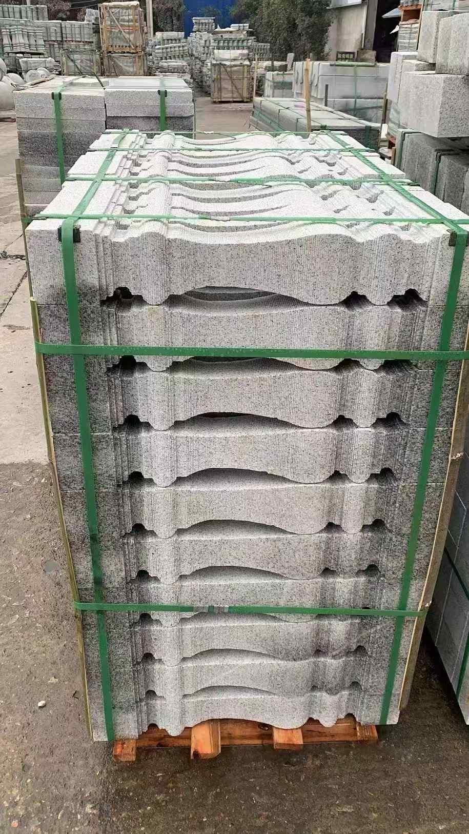 包头 芝麻白方形拉丝面，栏杆花瓶柱