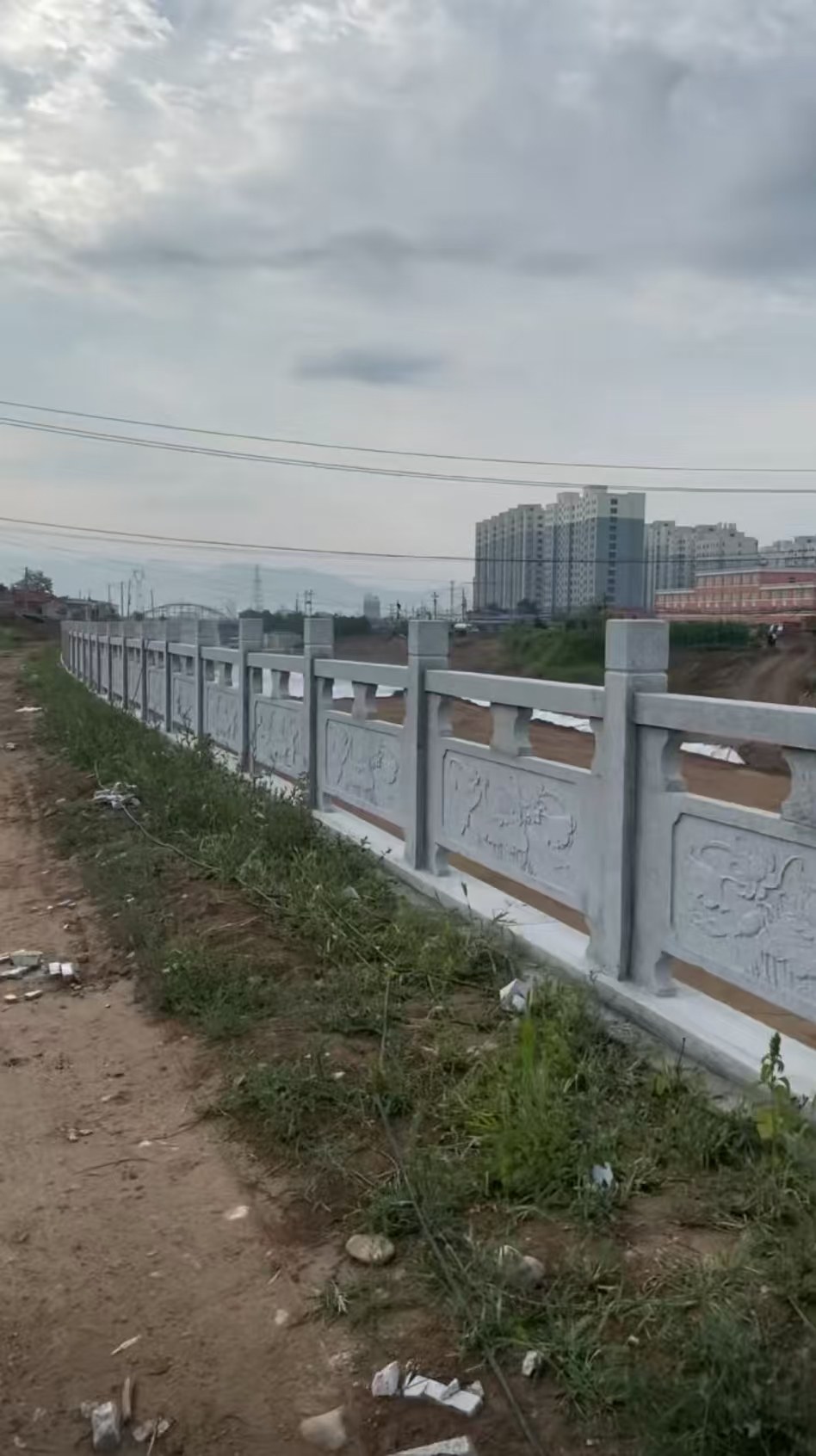 包头 石材河道栏杆