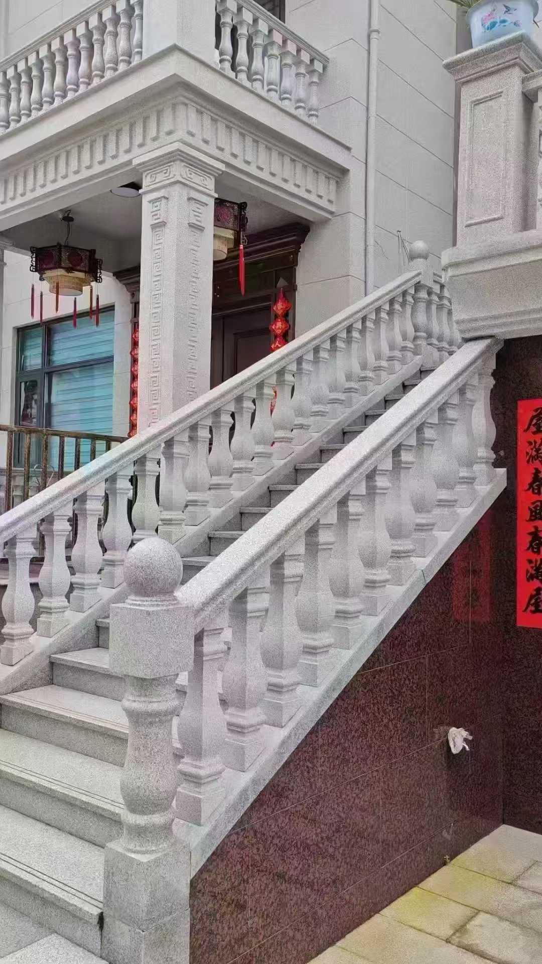 包头 天然石材 阳台庭院护栏、栏杆