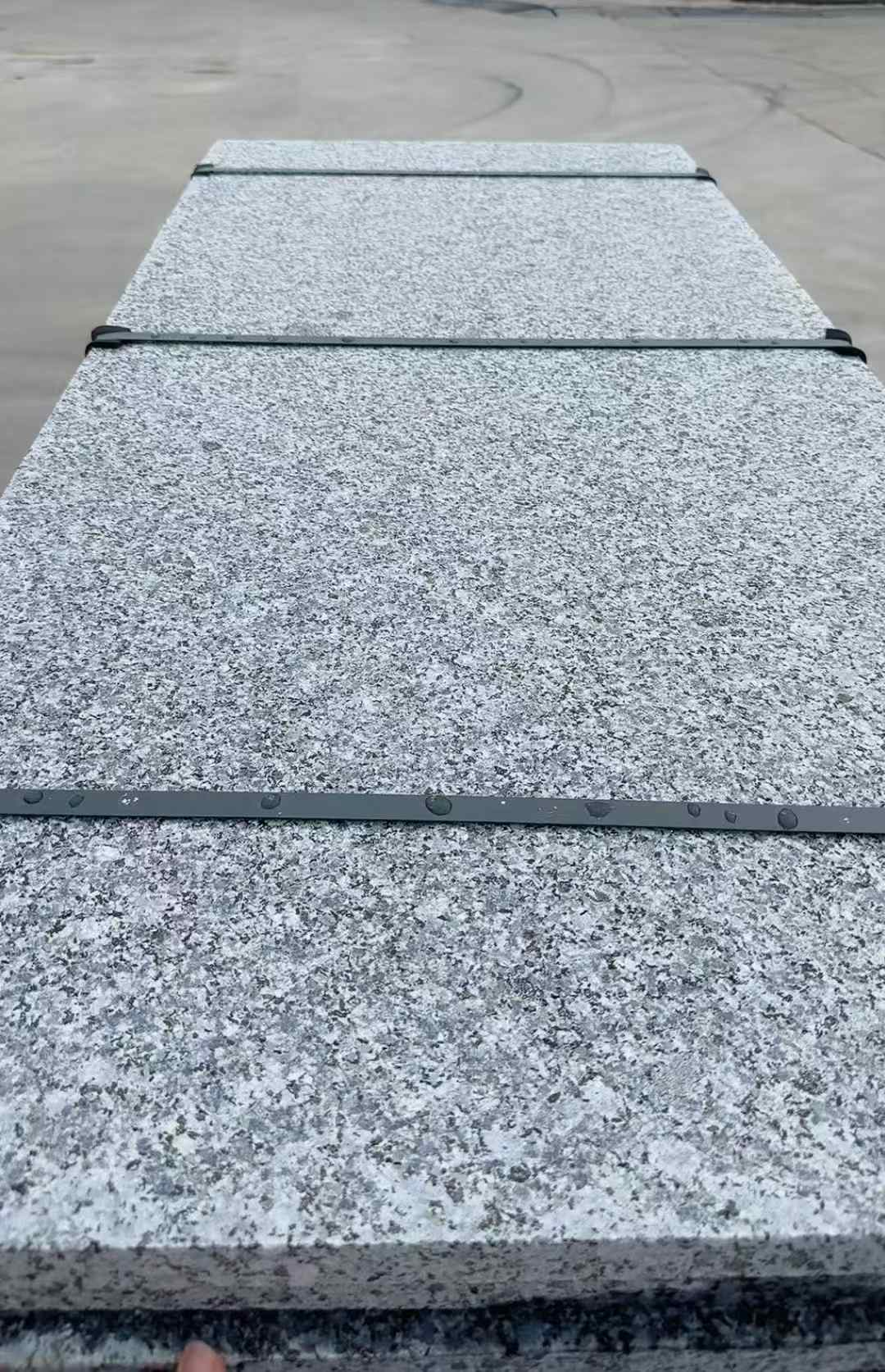 包头 芝麻黑火烧面毛板，条板，半成品