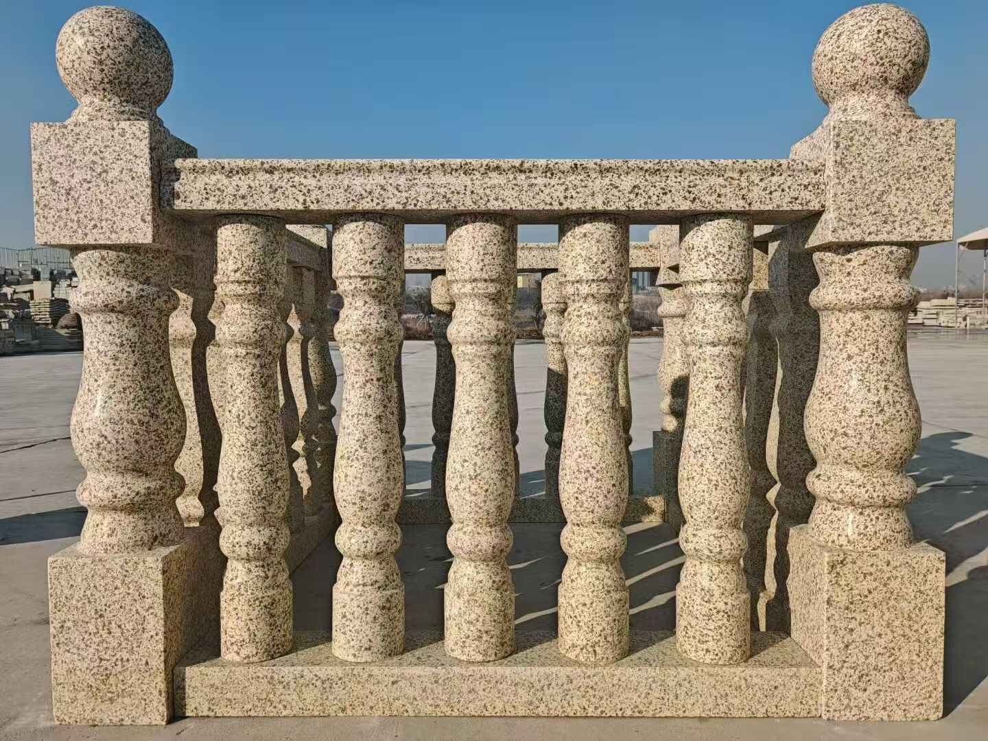 包头 黄金麻栏杆（扶手，花瓶柱，将军柱）