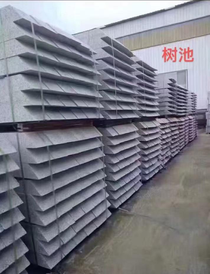 包头 芝麻灰切头树池